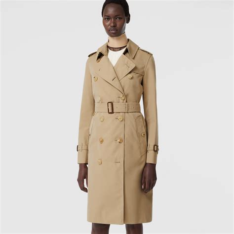 burberry london the kensington long trench coat|Burberry kensington trench coat women's.